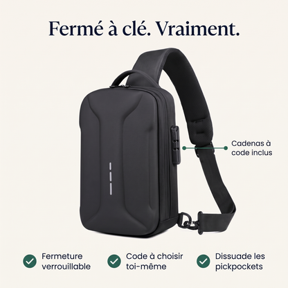 Cadenas à code inclus – fermeture verrouillable
