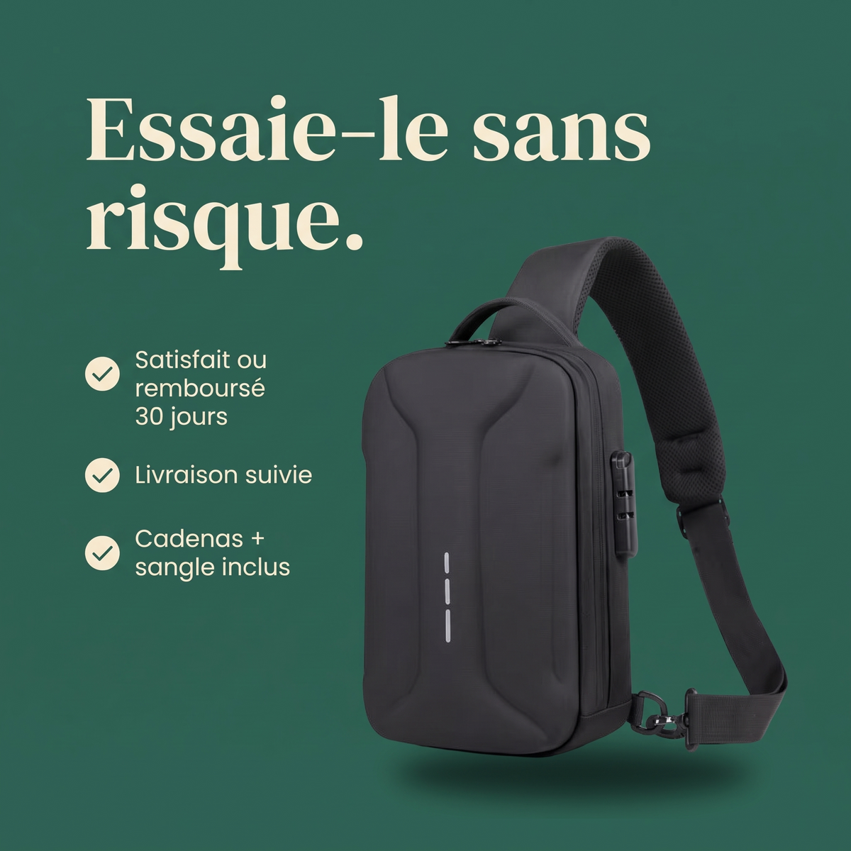 Satisfait ou remboursé 30 jours, livraison suivie
